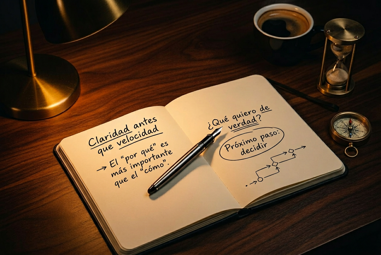 Mesa de trabajo editorial